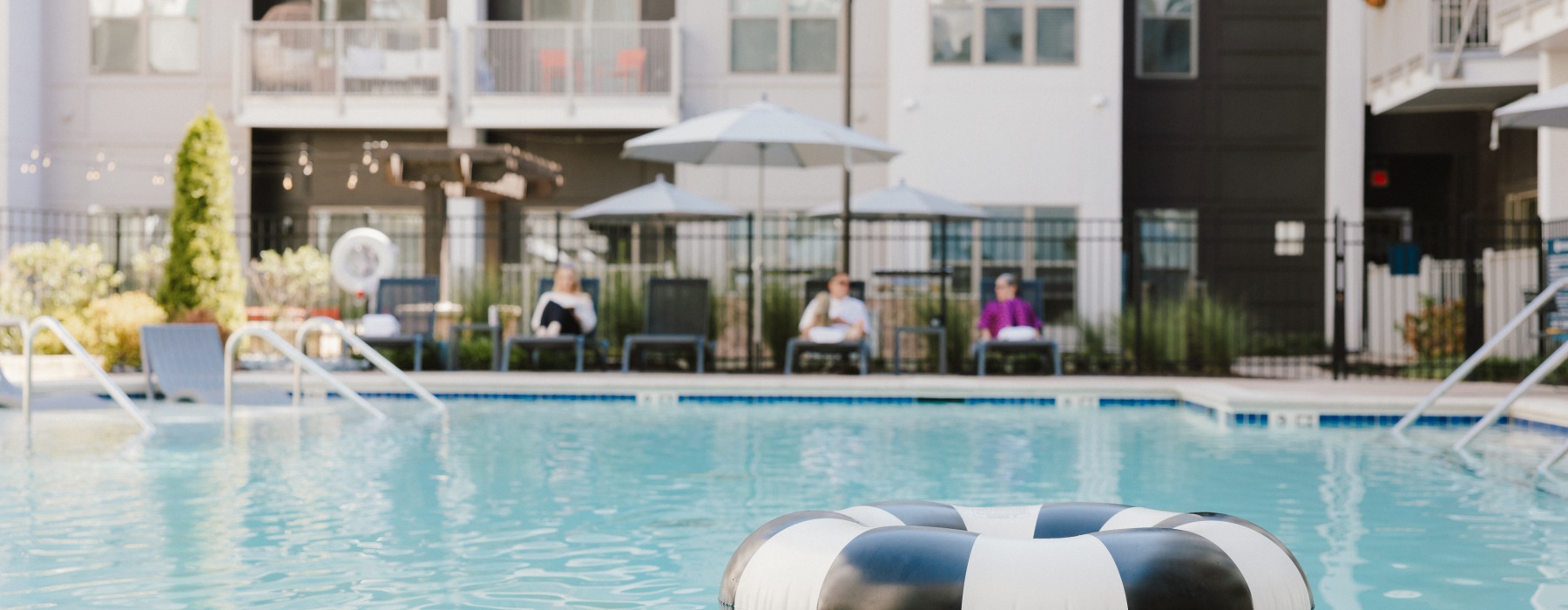 pool with float