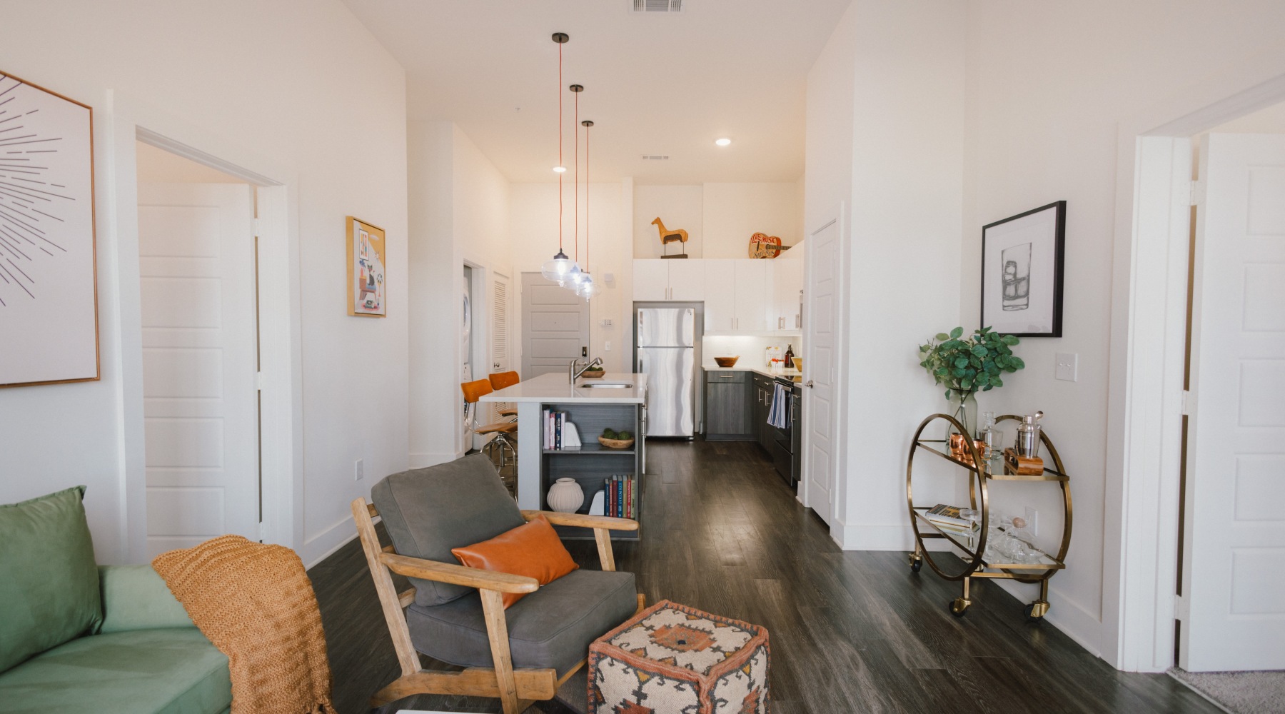 Living room and kitchen view Living Room